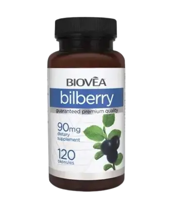 BIOVEA Bilberry 90 мг Боровинка - 120 капсули, 120 дози