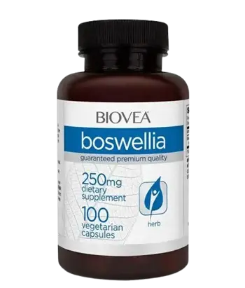 BIOVEA Boswellia 250 мг Босвелия - 100 капсули, 50 дози