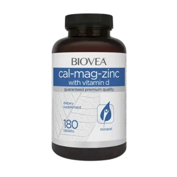 BIOVEA Cal-Mag-Zinc + Vitamin D Калций, Магнезий и Цинк + Витамин D3