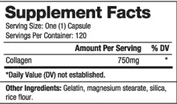 BIOVEA Collagen 750 мг Колаген - 120 капсули, 60 дози