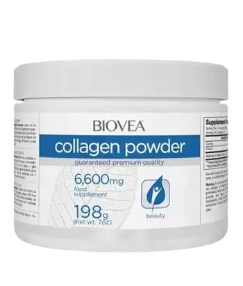 BIOVEA Collagen Peptides Powder Хидролизиран Колаген на Прах - 198 грама, 30 дози