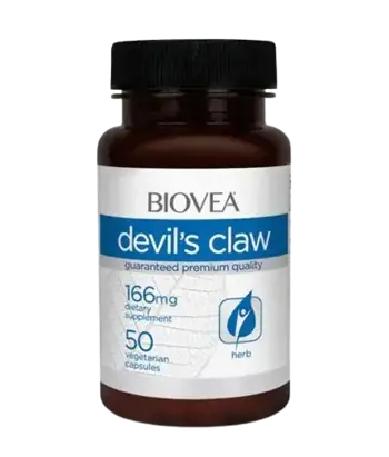 BIOVEA Devil`s Claw 333 мг Дяволски Нокът - 50 капсули, 50 дози