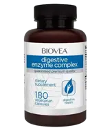 BIOVEA Digestive Enzyme Complex Смес от Храносмилателни Ензими - 180 капсули, 90 дози
