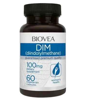 BIOVEA DIM (Diindolylmethane) 100 мг - 60 капсули, 60 дози