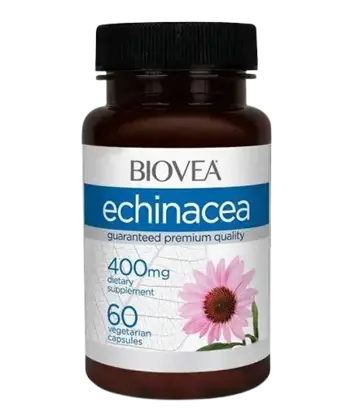 BIOVEA Echinacea 400 мг Ехинацея - 60 капсула, 60 дози