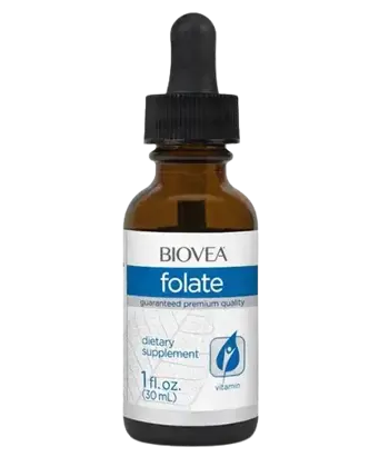 BIOVEA Folate Liquid Drops Течна Фолиева Киселина - 30 мл