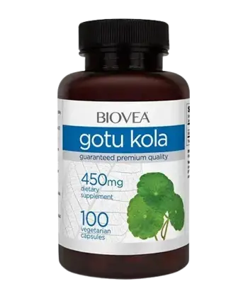 BIOVEA Gotu Kola 450 мг Готу Кола - 100 капсули, 50 дози
