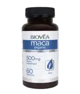 BIOVEA MACA Organic 500 мг Мака - 60 капсули, 60 дози