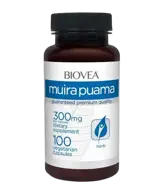 BIOVEA Muira Puama 600 мг Муира Пуама - 100 капсули, 50 дози