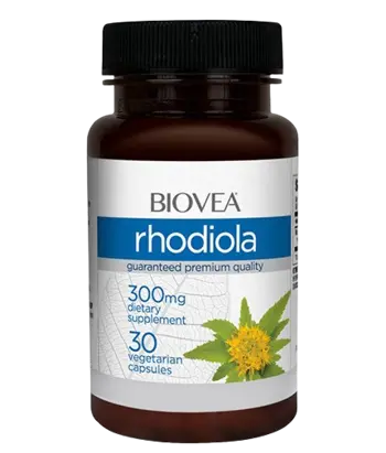 BIOVEA Rhodiola 300 мг Родиола Розеа - 30 капсули, 30 дози
