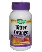 Nature's Way Bitter Orange Standardized Екстракт от горчив портокал за метаболизъм и изгаряне на мазнини х 60 таблетки