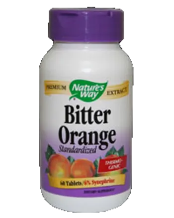 Nature's Way Bitter Orange Standardized Екстракт от горчив портокал за метаболизъм и изгаряне на мазнини х 60 таблетки