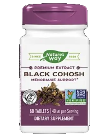 Nature's Way Black Cohosh 40 mg За облекчаване на симптомите на ПМС и менопауза х 60 таблетки