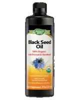 Nature's Way Black Seed Oil 100% Organic Cold-Pressed & Unrefined Масло от черен кимион 235 мл