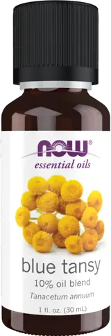 NOW Foods Blue Tansy Oil Blend Органично Масло от Simmondsia Chinensis (жожоба) и Масло от Tanacetum Annuum (Синя Вратига) - 30 мл