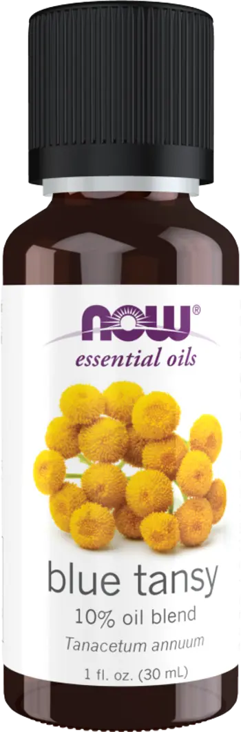 NOW Foods Blue Tansy Oil Blend Органично Масло от Simmondsia Chinensis (жожоба) и Масло от Tanacetum Annuum (Синя Вратига) - 30 мл