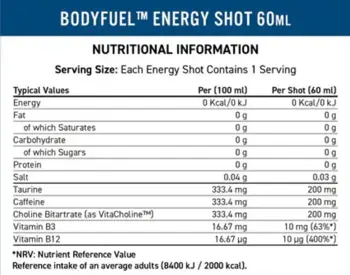 Applied Nutrition Bodyfuel Energy Shots Енергийни шотове