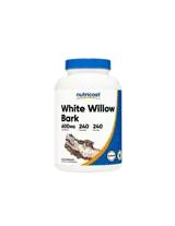 Nutricost White Willow Bark Кора от бяла върба за болка и възпаление 600 mg х 240 капсули