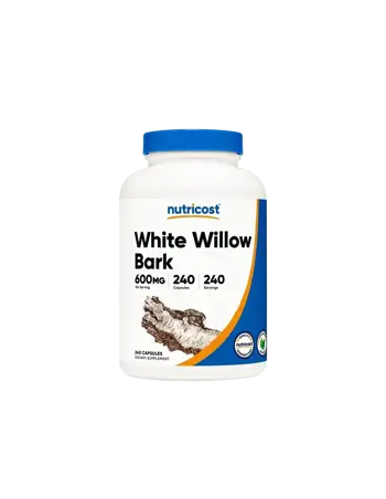 Nutricost White Willow Bark Кора от бяла върба за болка и възпаление 600 mg х 240 капсули