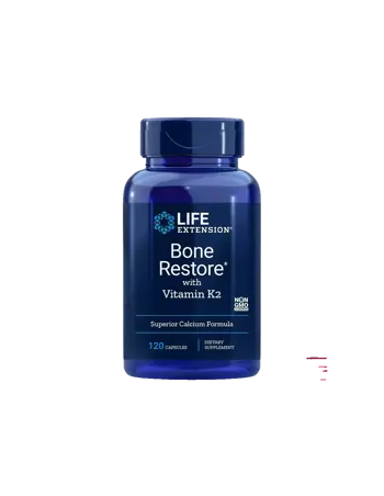 Life Extension Bone Restore with Vitamin K2 За здрави кости х 120 капсули