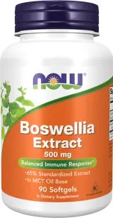 NOW Foods Boswellia Extract 500 мг Босвелия Екстракт - 90 гел капсули, 90 дози