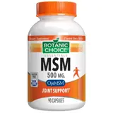 Botanic Choice MSM 500 мг Метилсулфонилметан за здрави стави и съединителна тъкан х 90 капсули