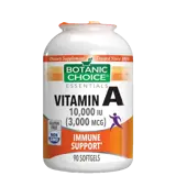 Botanic Choice Витамин А 3000 мкг (10 000 IU) За имунна подкрепа и зрение