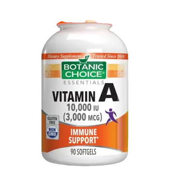 Botanic Choice Витамин А 3000 мкг (10 000 IU) За имунна подкрепа и зрение