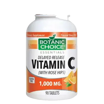 Botanic Choice Vitamin C със забавено освобождаване с шипка х 90 таблетки