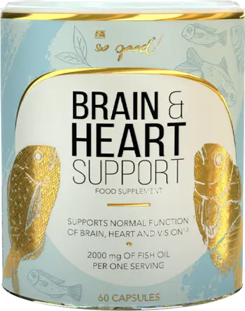 FA Nutrition Brain & Heart Support Omega 3 So Good! Series Рибено Масло - 60 капсули, 30 дози