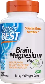 Doctor's Best Brain Magnesium - Magtein Магнезиев Л-Треонат