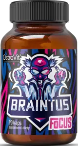 OstroVit Braintus Focus Gamer Series Специализирана Геймърса Фокус Формула - 90 капсули, 30 дози