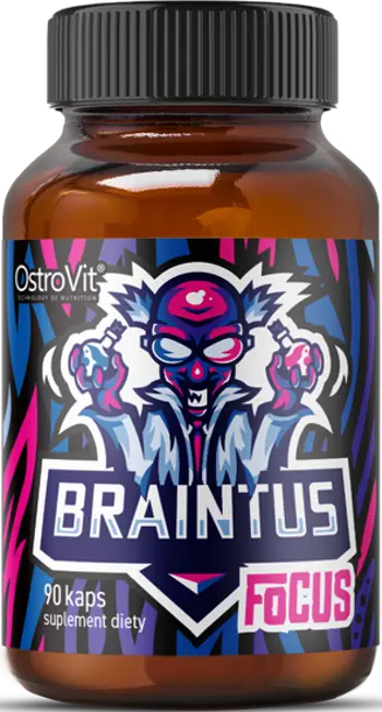 OstroVit Braintus Focus Gamer Series Специализирана Геймърса Фокус Формула - 90 капсули, 30 дози