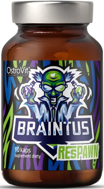 OstroVit Braintus Respawn Gamer Series Специализирана Геймърска Серия - 90 капсули, 30 дози