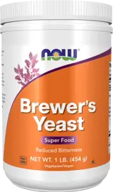 NOW Foods Brewer's Yeast Powder Бирена Мая на Прах - 454 грама, 28 дози