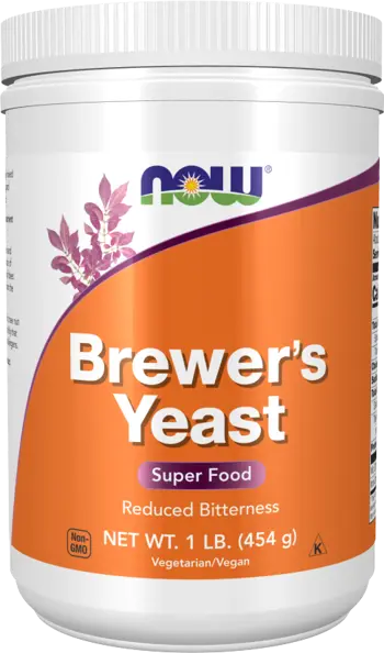 NOW Foods Brewer's Yeast Powder Бирена Мая на Прах - 454 грама, 28 дози