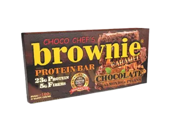 Brownie Protein Bar® Карамел с Бадеми - 100 грама