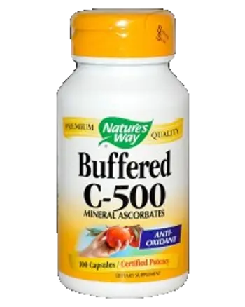 Nature's Way Buffered Vitamin C 500 mg Буфериран Витамин С за имунитет и здраве х 100 капсули
