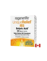 Natural Factors Бутирова киселина Regener Life 250 mg За облекчаване на IBS симптоми х 30 индивидуално опаковани пакетчета