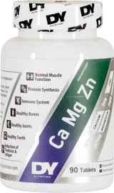 Dorian Yates Nutrition Ca Mg Zn Calcium + Magnesium + Zinc Formula Калций, Магнезий и Цинк - 90 таблетки, 30 дози