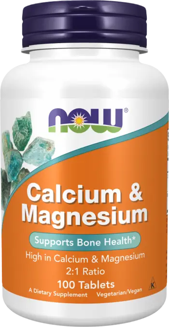 NOW Foods Calcium & Magnesium 2:1 Формула за Кости с Калций и Магнезий
