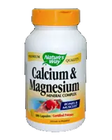 Nature's Way Calcium & Magnesium Mineral Complex За здрави кости и мускули х 100 капсули