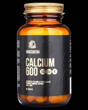 Calcium 600 + D3 + Zn + K 60 Таблетки, 60 Дози