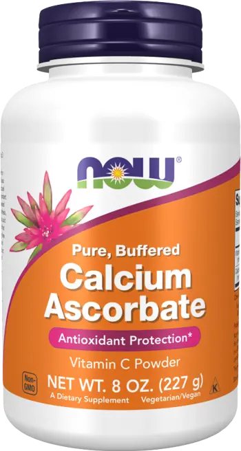 NOW Foods Calcium Ascorbate Pure Buffered Powder Буфериран Витамин C - 227 грама, 126 дози