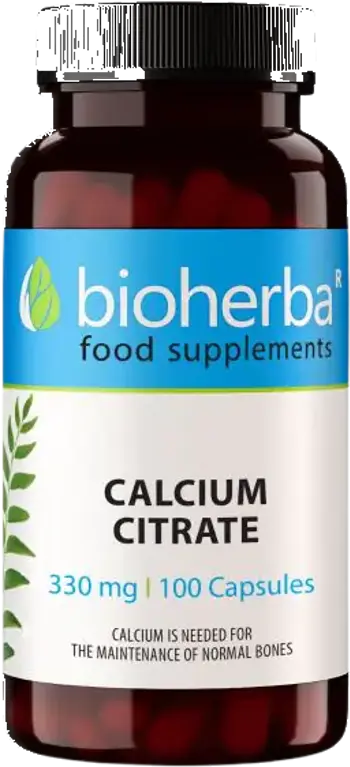 Bioherba Calcium Citrate 330 mg Калциев Цитрат