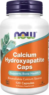 NOW Foods Calcium Hydroxyapatite Калциевият Хидроксиапатит - 120 капсули, 60 дози