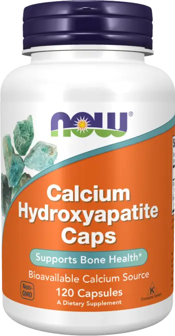 NOW Foods Calcium Hydroxyapatite Калциевият Хидроксиапатит - 120 капсули, 60 дози