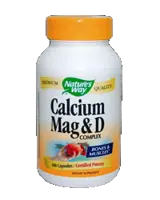 Nature's Way Calcium, Mag & Vit D Complex За здрави кости, зъби и мускули 100 капсули