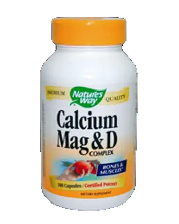 Nature's Way Calcium, Mag & Vit D Complex За здрави кости, зъби и мускули 100 капсули