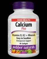 Calcium Plus Vitamin D3, K2 and Minerals 90 Гел капсули